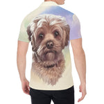 Yorkshire Terrier Portrait Print Men's Shirt