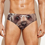 Yorkshire Terrier Portrait Print Men's Swim Briefs