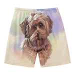 Yorkshire Terrier Portrait Print Men's Swim Trunks