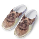Yorkshire Terrier Portrait Print Mesh Casual Shoes