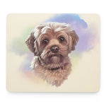 Yorkshire Terrier Portrait Print Mouse Pad