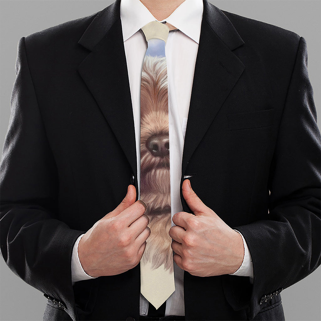 Yorkshire Terrier Portrait Print Necktie