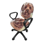 Yorkshire Terrier Portrait Print Office Chair Cover