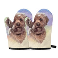 Yorkshire Terrier Portrait Print Oven Mitts