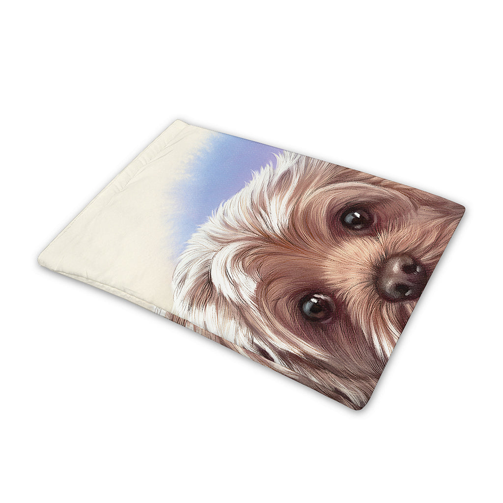 Yorkshire Terrier Portrait Print Pet Cooling Mat Cover