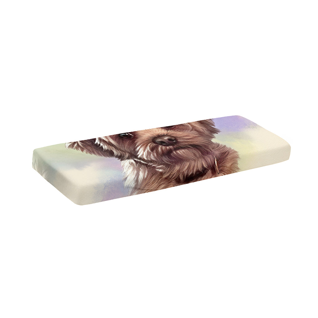 Yorkshire Terrier Portrait Print Piano Keyboard Cover
