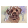 Yorkshire Terrier Portrait Print Placemat