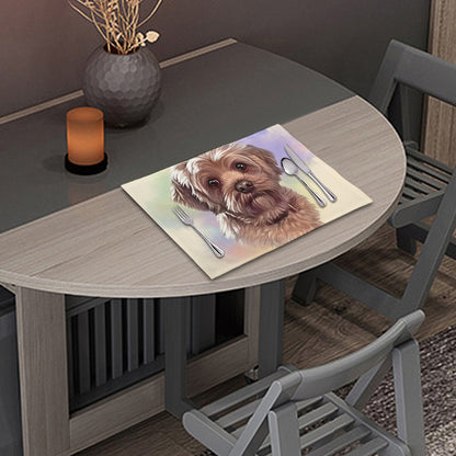 Yorkshire Terrier Portrait Print Placemat