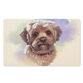 Yorkshire Terrier Portrait Print Polyester Doormat