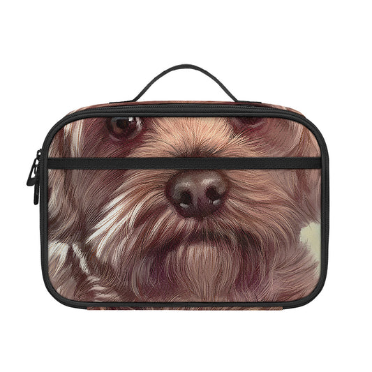 Yorkshire Terrier Portrait Print Portable Lunch Bag
