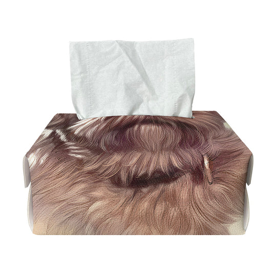 Yorkshire Terrier Portrait Print Rectangle Tissue Box Cover