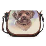 Yorkshire Terrier Portrait Print Saddle Bag