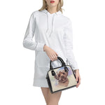 Yorkshire Terrier Portrait Print Shoulder Handbag