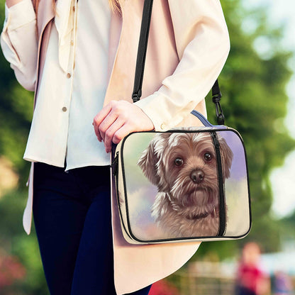 Yorkshire Terrier Portrait Print Shoulder Strap Bible Bag