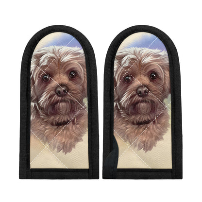 Yorkshire Terrier Portrait Print Skillet Handle Cover