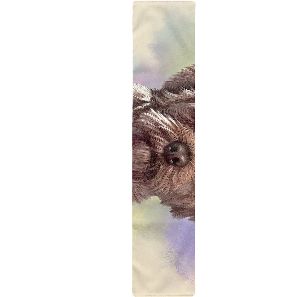 Yorkshire Terrier Portrait Print Table Runner