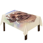 Yorkshire Terrier Portrait Print Tablecloth