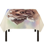 Yorkshire Terrier Portrait Print Tablecloth