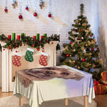 Yorkshire Terrier Portrait Print Tablecloth