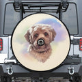 Yorkshire Terrier Portrait Print Tire Cover With Camera Hole
