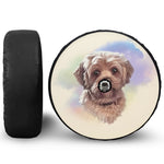 Yorkshire Terrier Portrait Print Tire Cover With Camera Hole