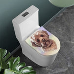 Yorkshire Terrier Portrait Print Toilet Lid Cover