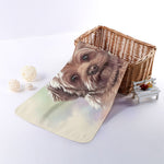 Yorkshire Terrier Portrait Print Towel