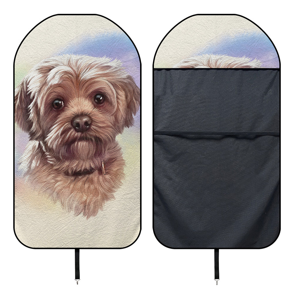 Yorkshire Terrier Portrait Print Waterproof Car Seat Cover