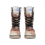 Yorkshire Terrier Portrait Print Winter Boots