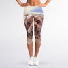 Yorkshire Terrier Portrait Print Women's Capri Leggings