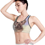 Yorkshire Terrier Portrait Print Women's Sports Bra