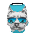 Yorkshire Terrier With Sunglasses Print Baby Seat Cover