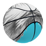 Yorkshire Terrier With Sunglasses Print Basketball