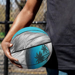 Yorkshire Terrier With Sunglasses Print Basketball