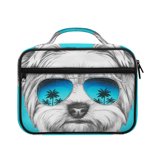 Yorkshire Terrier With Sunglasses Print Briefcase Bible Bag