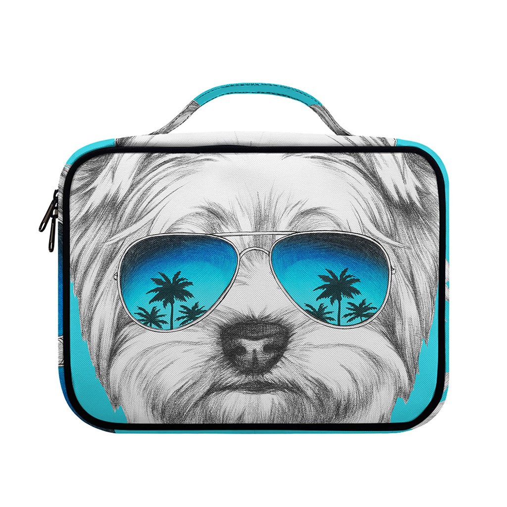 Yorkshire Terrier With Sunglasses Print Briefcase Bible Bag