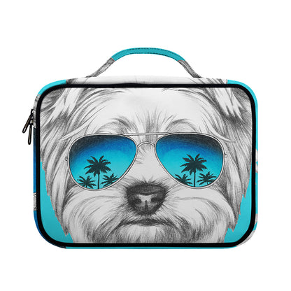 Yorkshire Terrier With Sunglasses Print Briefcase Bible Bag