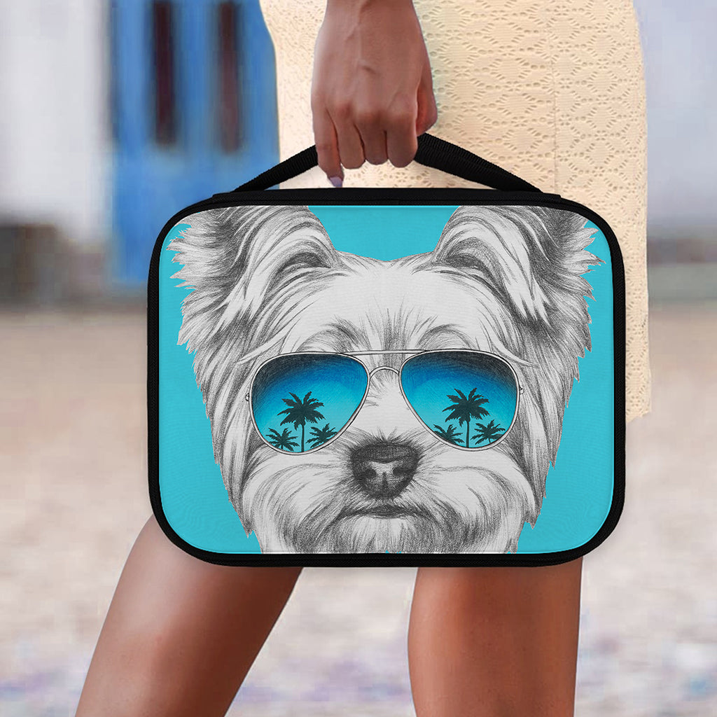 Yorkshire Terrier With Sunglasses Print Classic Bible Case