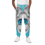 Yorkshire Terrier With Sunglasses Print Cotton Pants