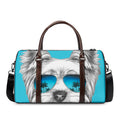 Yorkshire Terrier With Sunglasses Print Duffel Bag