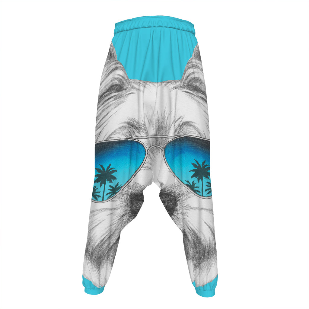 Yorkshire Terrier With Sunglasses Print Hammer Pants