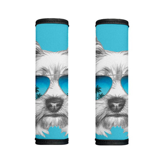 Yorkshire Terrier With Sunglasses Print Handle Covers