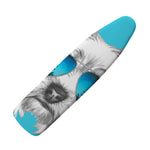 Yorkshire Terrier With Sunglasses Print Ironing Board Cover