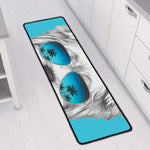 Yorkshire Terrier With Sunglasses Print Long Kitchen Mat