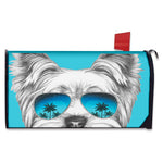 Yorkshire Terrier With Sunglasses Print Mailbox Cover