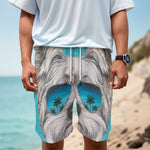 Yorkshire Terrier With Sunglasses Print Men's Cargo Shorts