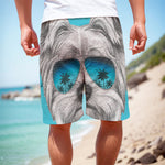 Yorkshire Terrier With Sunglasses Print Men's Cargo Shorts
