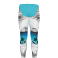 Yorkshire Terrier With Sunglasses Print Men's Leggings