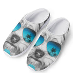 Yorkshire Terrier With Sunglasses Print Mesh Casual Shoes