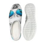 Yorkshire Terrier With Sunglasses Print Mesh Casual Shoes